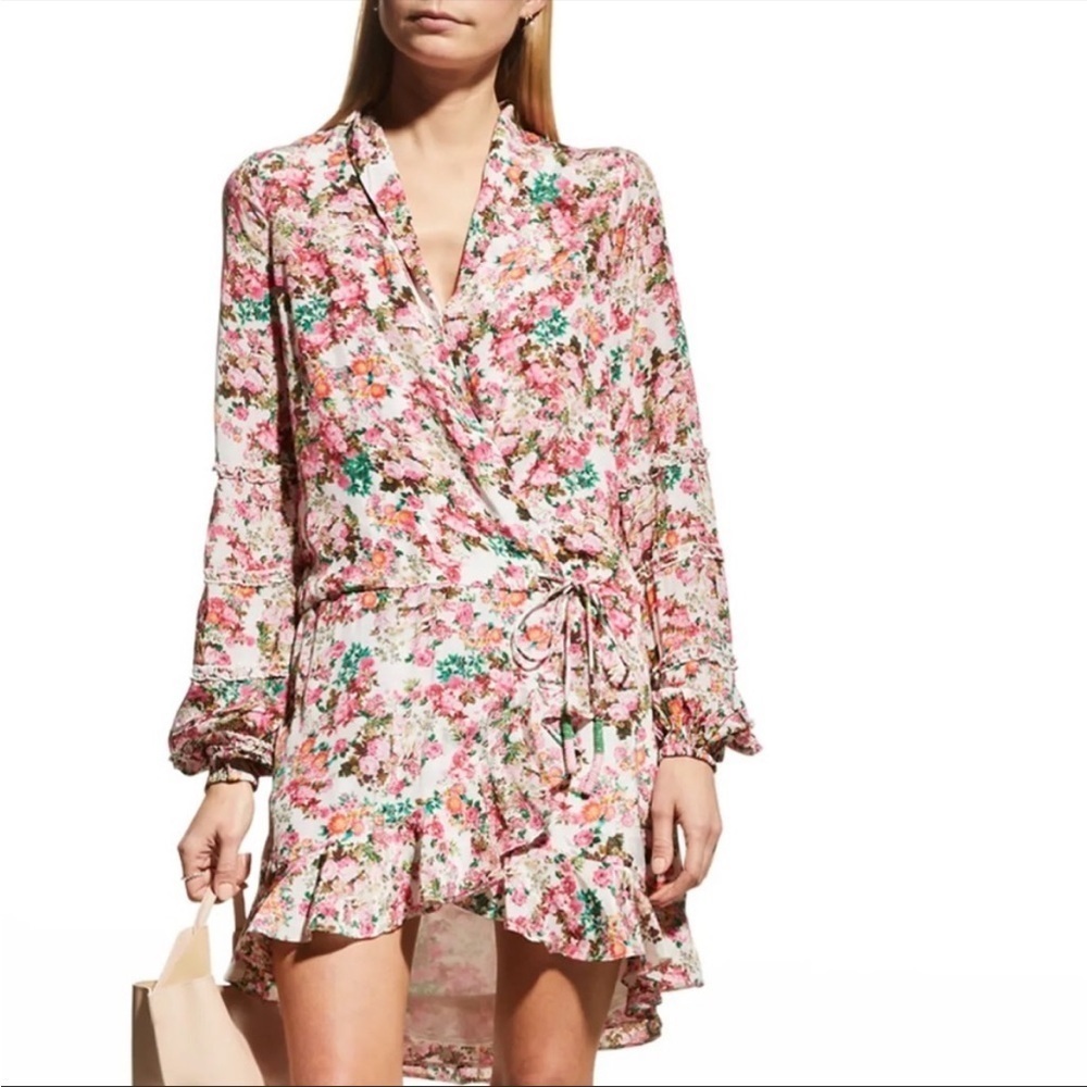 NWT ROCOCO SAND Vie Floral Wrap Dress